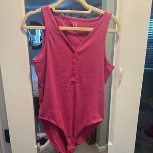 NWT GAP Pink Sleeveless Bodysuit